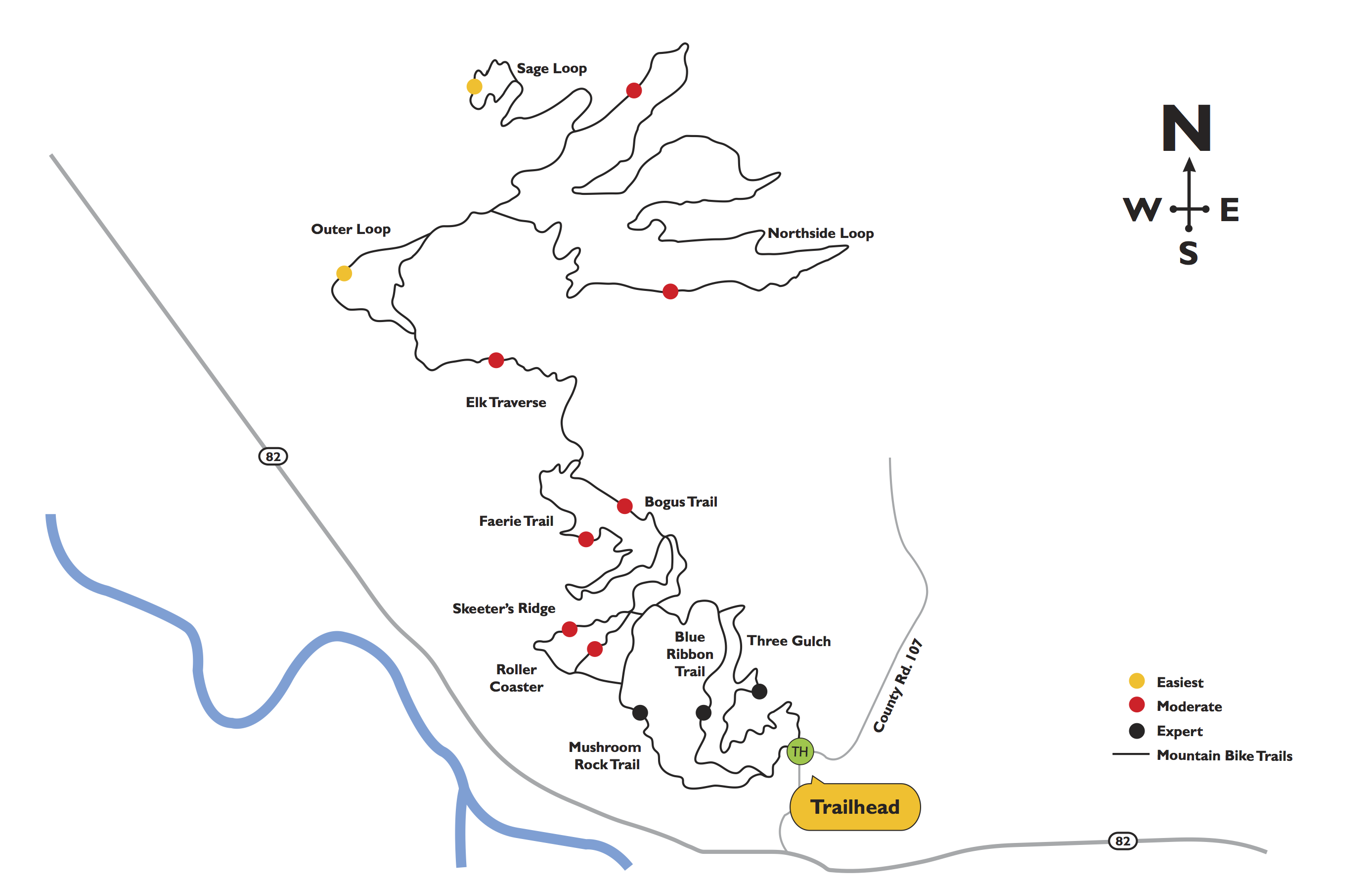 Garfield County bike trails Red Hill, Carbondale